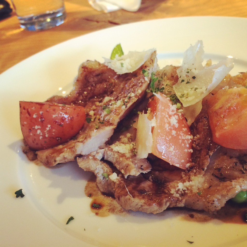 ランチのメイン料理